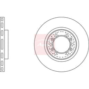 Apec 2 x Vented Front Brake Discs DSK2024