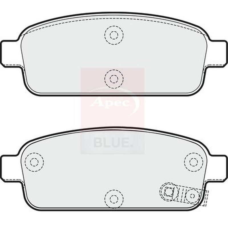 Apec Rear Brake Pad Set PD3269