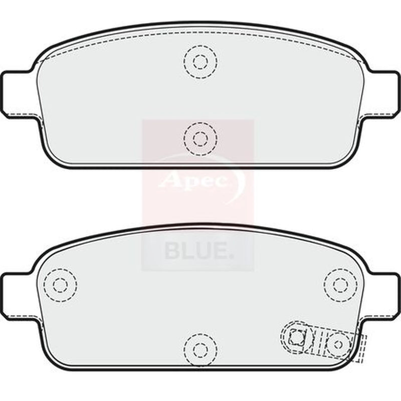 Apec Rear Brake Pad Set PD3269