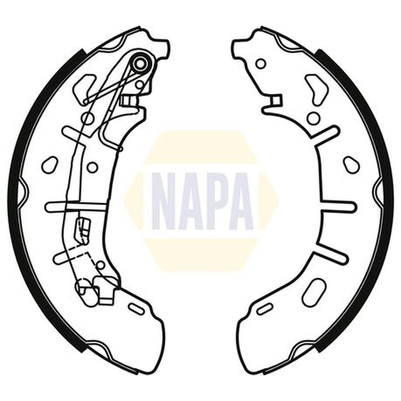NAPA Brake Shoe Set Axle Kit NBS1085