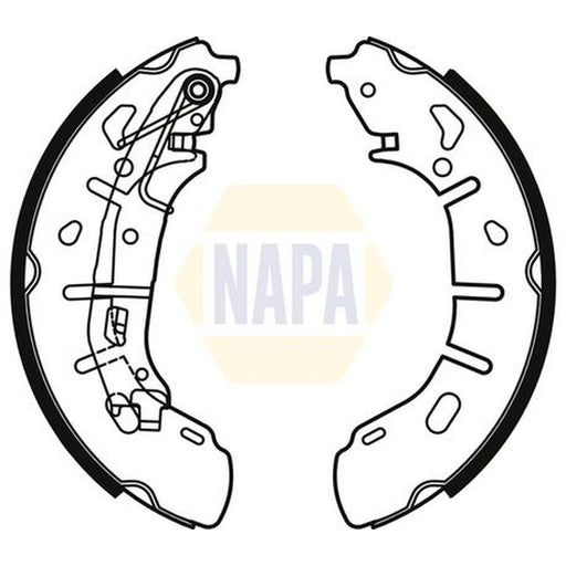 NAPA Brake Shoe Set Axle Kit NBS1085