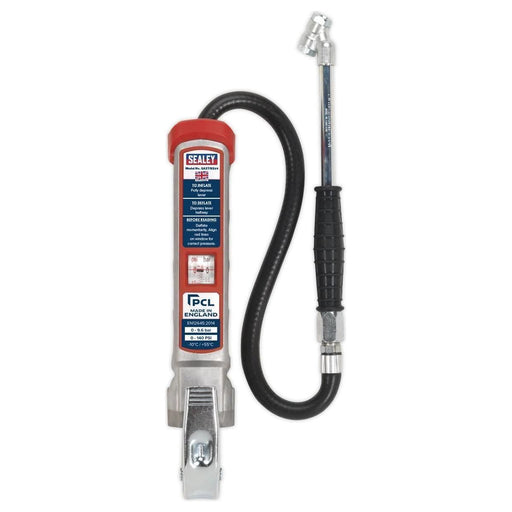 Sealey Professional Tyre Inflator with Twin Push-On Connector SA37/93 Sealey  - Town Parts