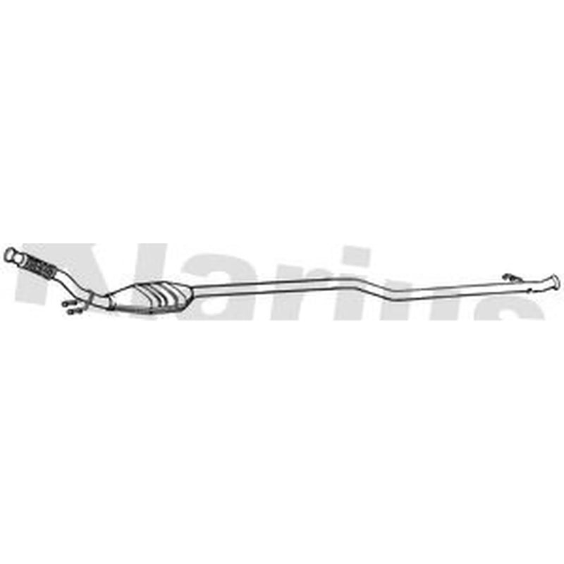 Klarius Catalyst Type Approved With Pipe Front 322352