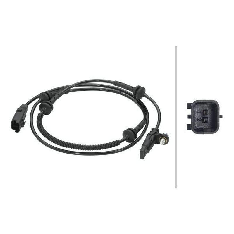 Hella ABS Wheel Speed Sensor Front 6PU 010 039-781