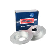 Borg & Beck 2 x Solid Rear Brake Discs BBD5565