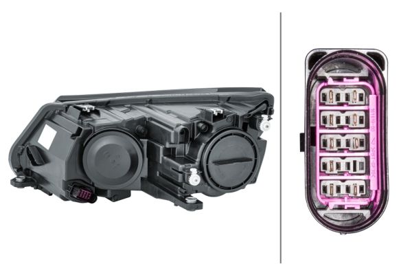 Hella Headlight Headlamp H7 Right