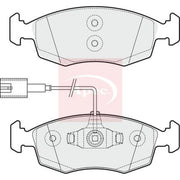 Apec Front Brake Pad Set PAD1845