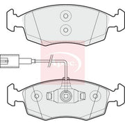 Apec Front Brake Pad Set PAD1845