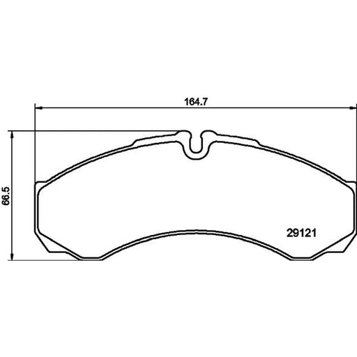 DON Rear Brake Pad Set PCP1711