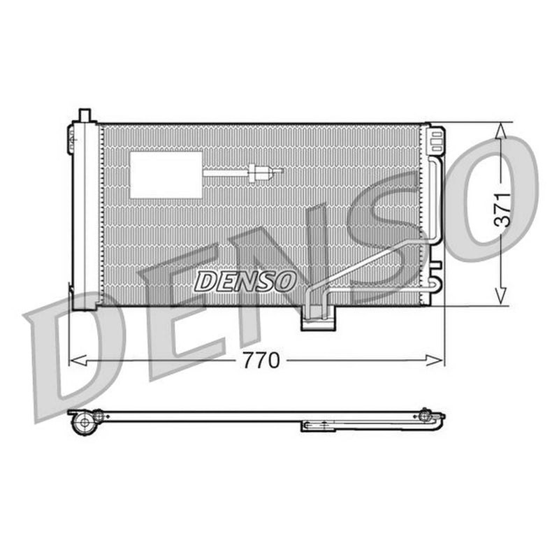 Denso Air Conditioning Condenser DCN17015