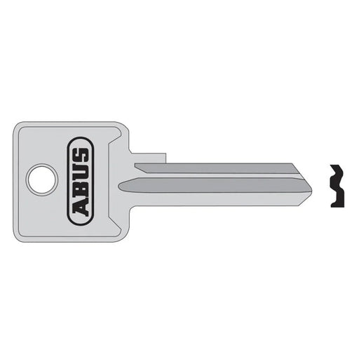 ABUS Mechanical 85/50 50mm +60 Left Hand Key Blank - 10002697-01