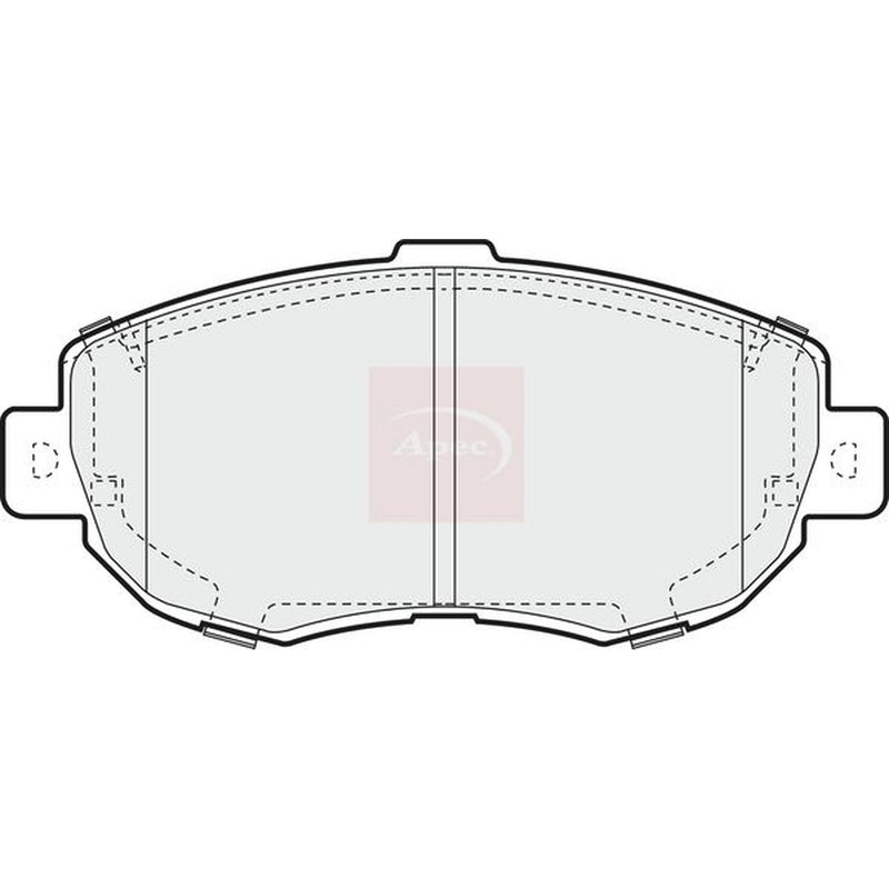 Apec Front Brake Pad Set PAD863
