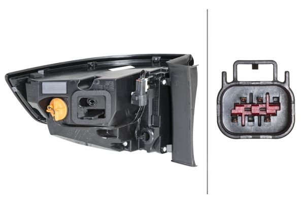 Hella 2SD 354 831-041 Tail Light Assembly