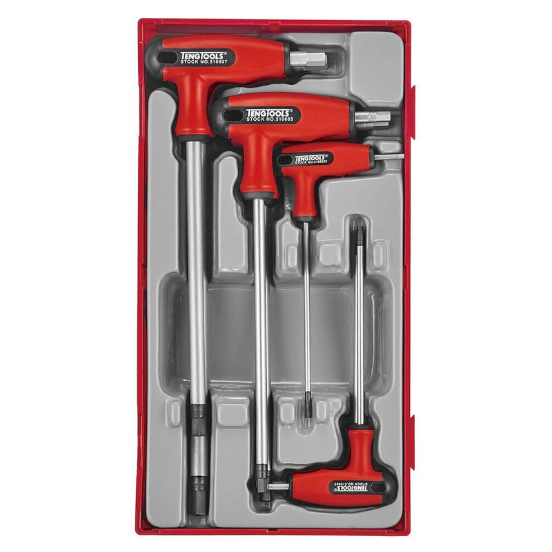 Teng Tools T-Handle Hex Key Set TT1 7 Pieces