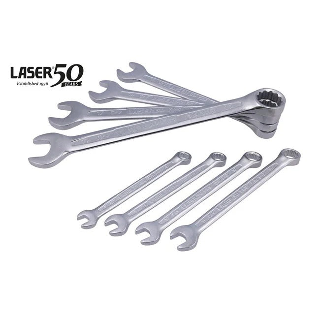 Laser Tools Combination Spanner Set 8 - 19mm 8pc - 50th Anniversary - PL