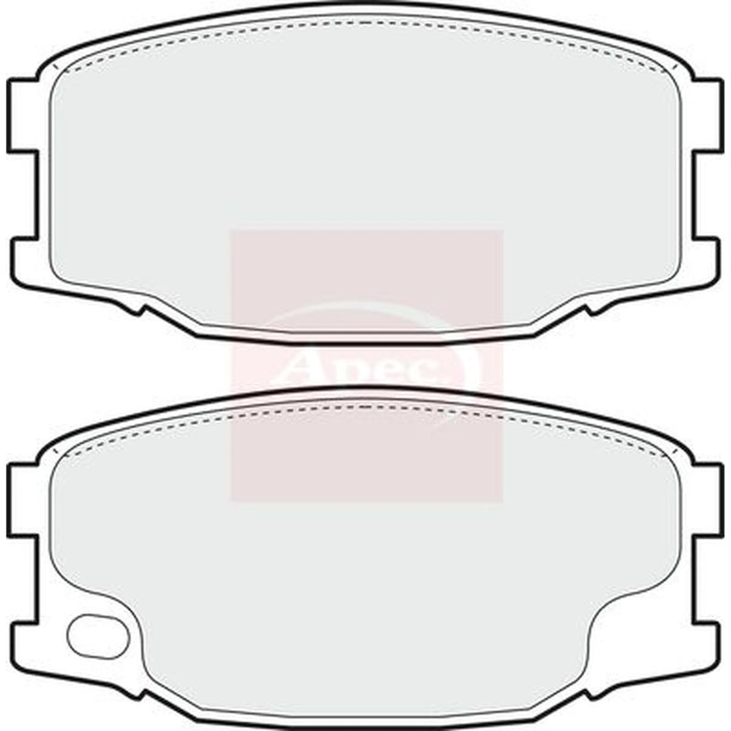 Apec Brake Pad Set PAD1361