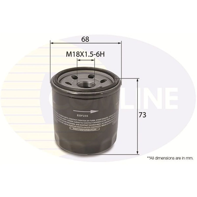 Comline Engine Oil Filter EOF235