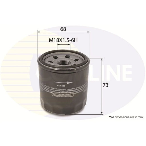 Comline Engine Oil Filter EOF235