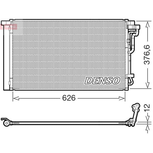 Denso Air Conditioning Condenser DCN41026