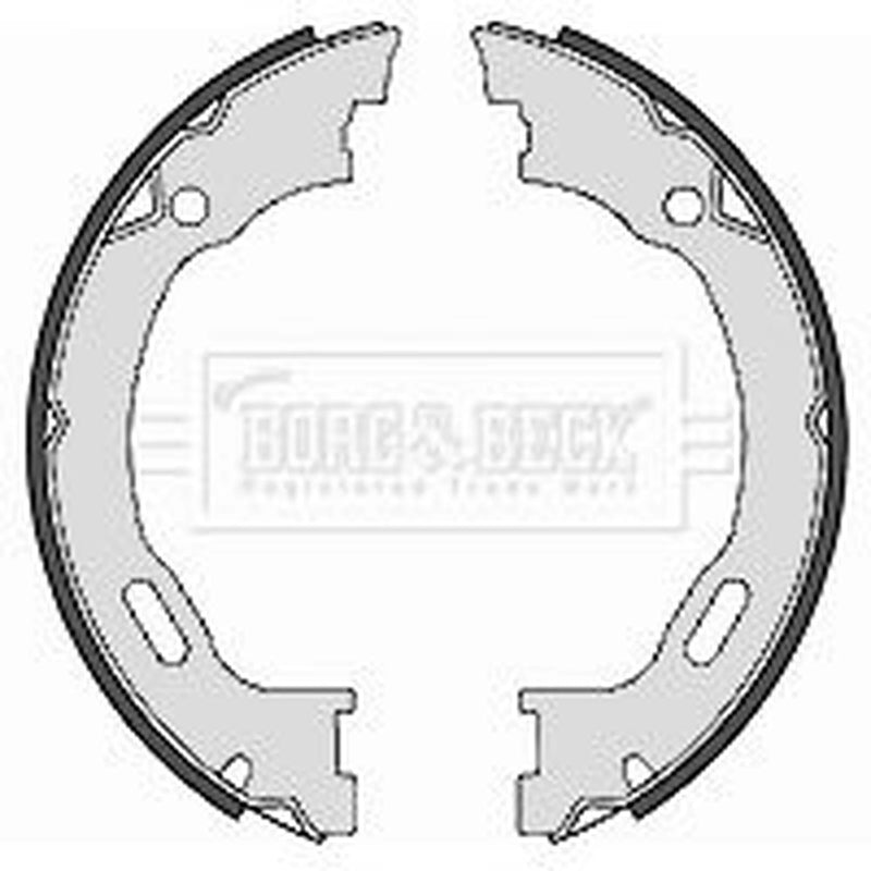 Borg & Beck Parking Brake Shoe Set BBS6363