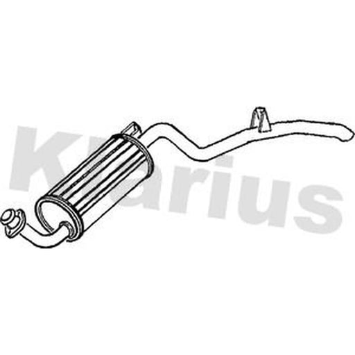Klarius Box With Tail Pipe Rear CL70T