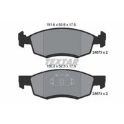 Textar Front Brake Pad Set 2467301