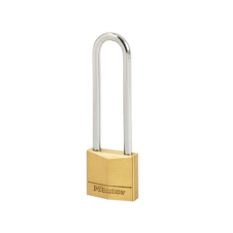 Master Lock Solid Brass 50mm Padlock 5-Pin - 64mm Shackle - 150EURDLJ