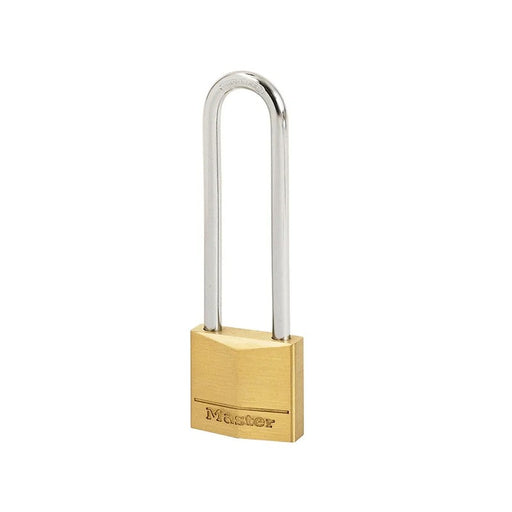 Master Lock Solid Brass 50mm Padlock 5-Pin - 64mm Shackle - 150EURDLJ