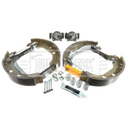 Borg & Beck Brake Shoe Set Axle Kit BBS1106K
