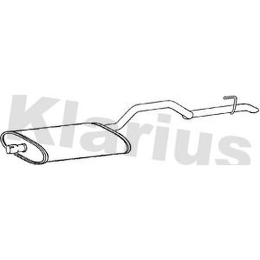 Klarius Box With Tail Pipe Rear CH37K