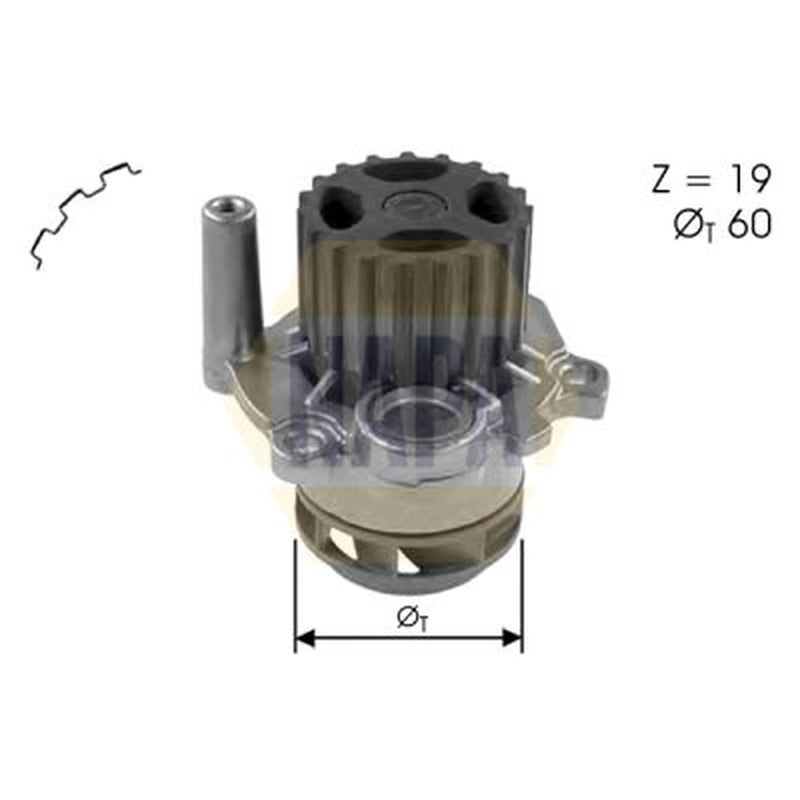 NAPA Engine Cooling Water Pump NWP1031