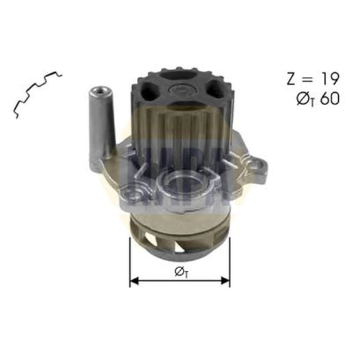 NAPA Engine Cooling Water Pump NWP1031