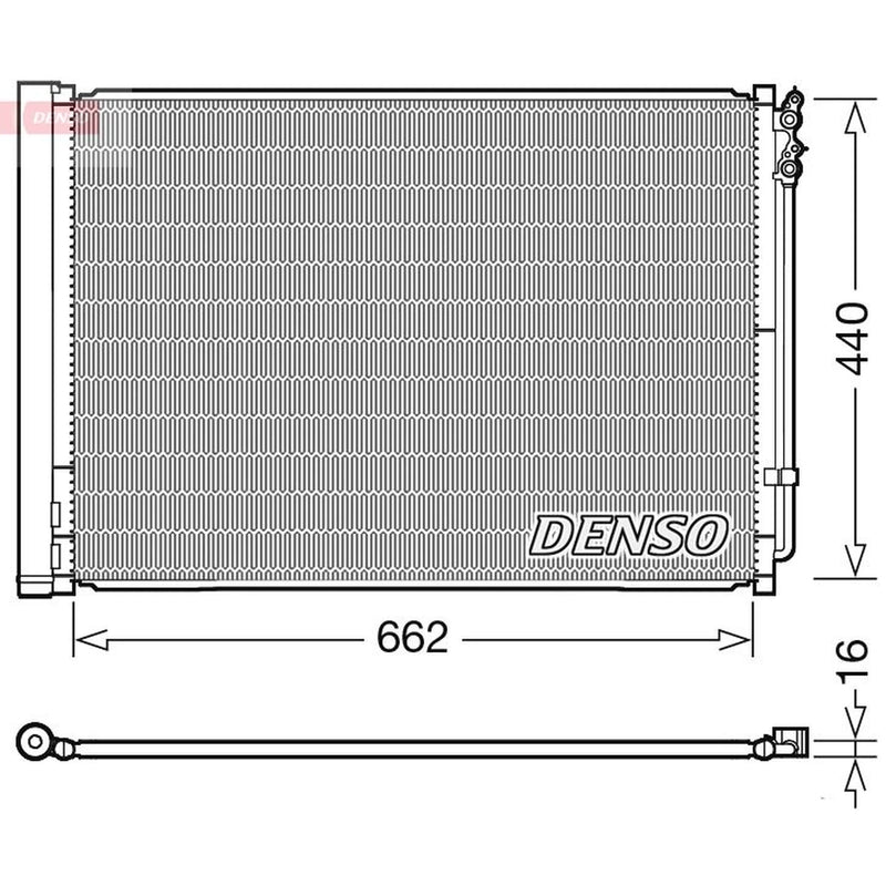 Denso Air Conditioning Condenser DCN05032