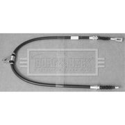 Borg & Beck Handbrake Cable Left Rear BKB3232