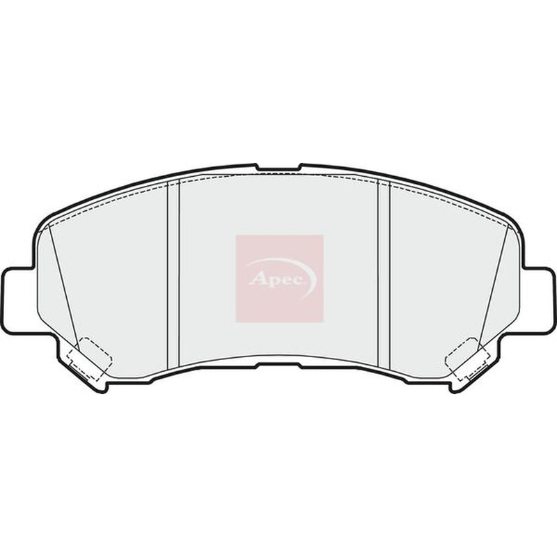 Apec Front Brake Pad Set PAD1621