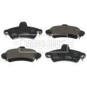 Borg & Beck 4 x Rear Brake Pad Set BBP1934