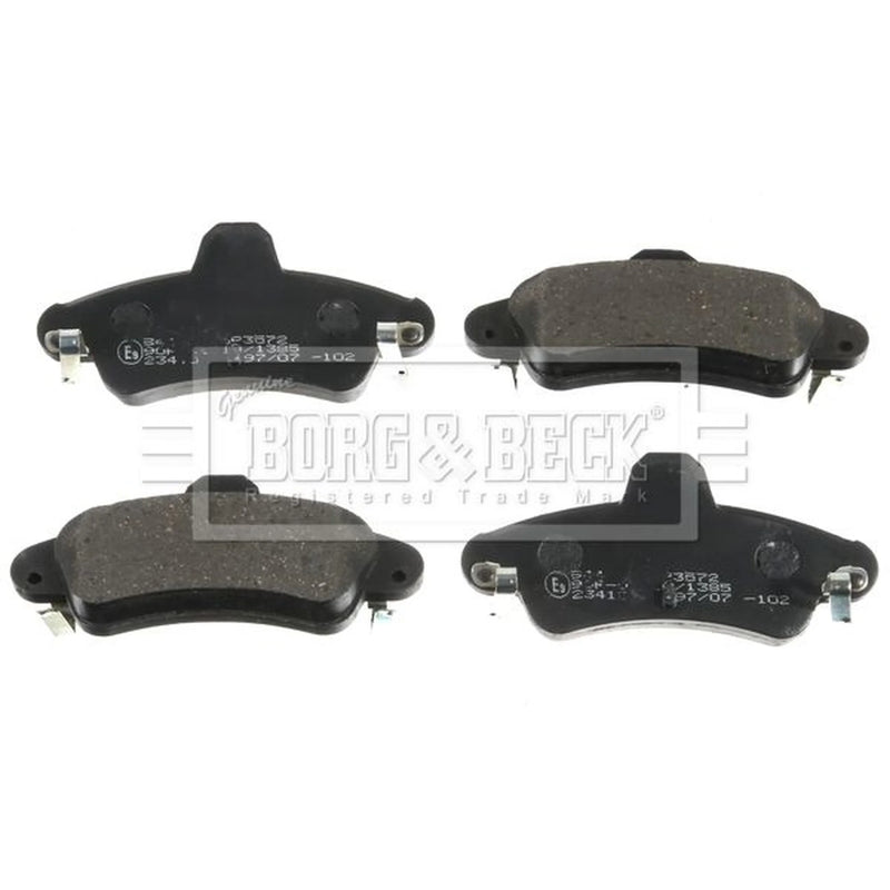 Borg & Beck 4 x Rear Brake Pad Set BBP1934