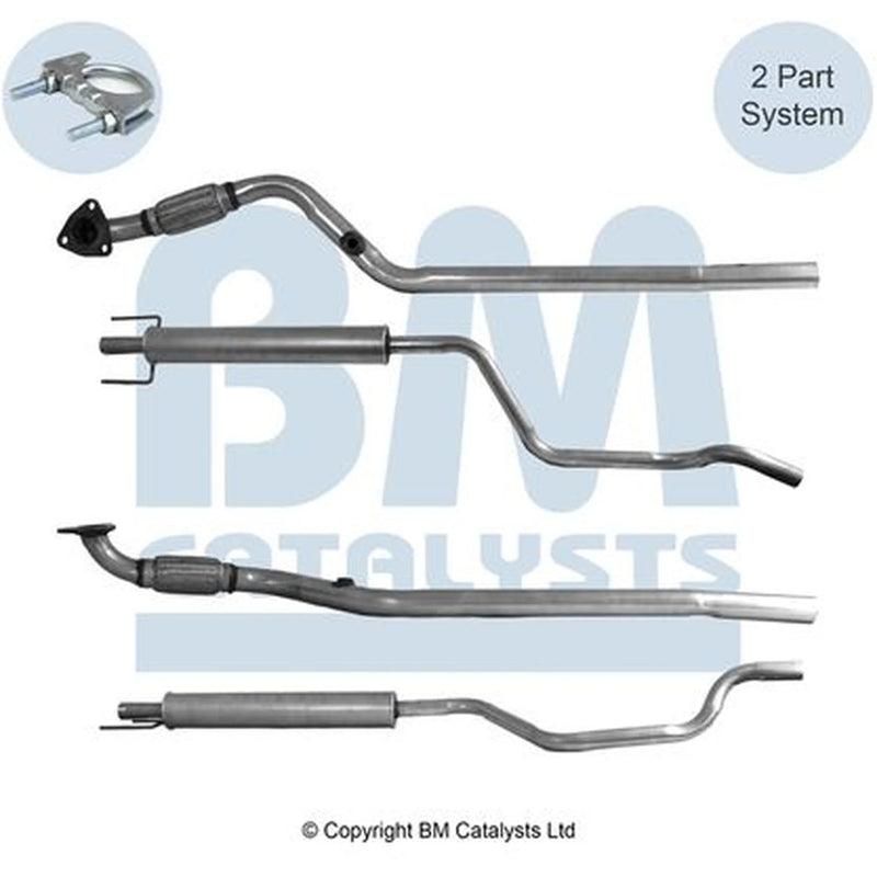 BM Catalysts Exhaust Pipe OD BM50154