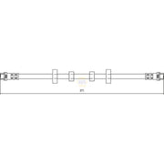 NAPA Brake Hydraulic Hose Line Front NBH1136