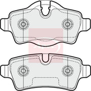 Apec Rear Brake Pad Set PAD1648