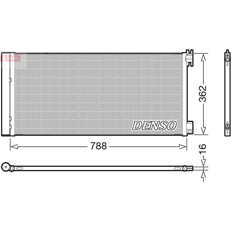 Denso Air Conditioning Condenser DCN23042