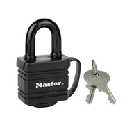 Master Lock Weather Tough® Black Finish 40mm Padlock - 7804EURD