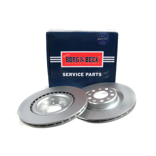 Borg & Beck 2 x Vented Rear Brake Discs BBD5572