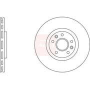 Apec 2 x Vented Rear Brake Discs DSK2732