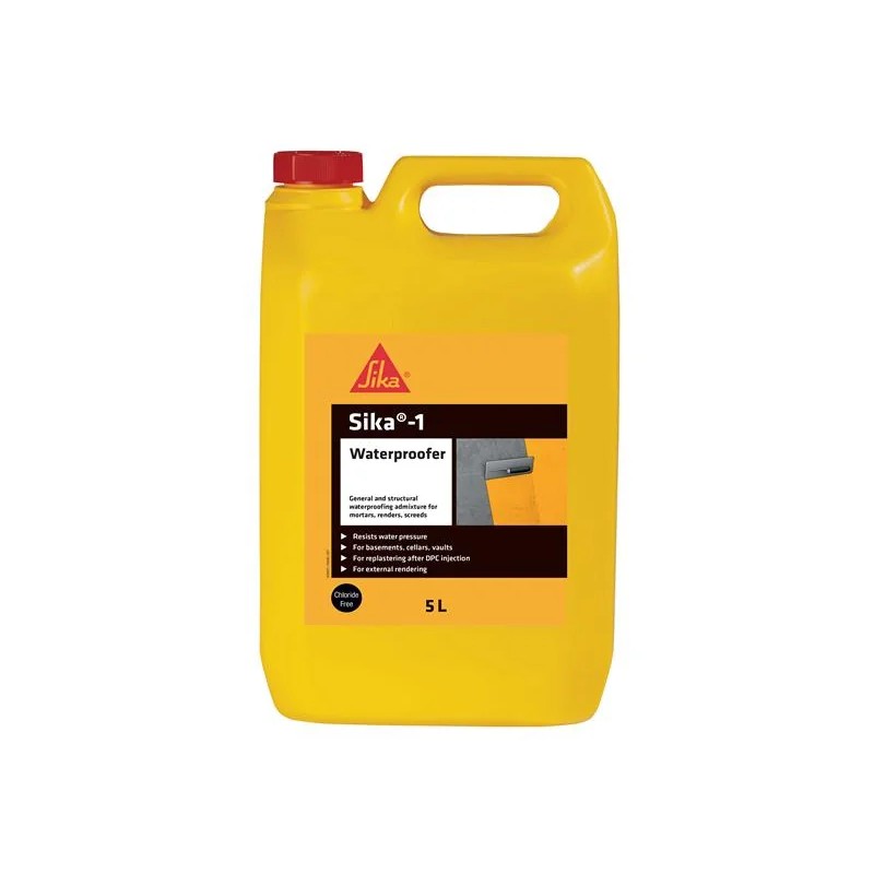 Everbuild Sika Sika-1 Waterproofer 5 litre - 114448