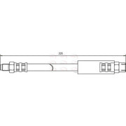 Apec Brake Hydraulic Hose Line Rear HOS3370