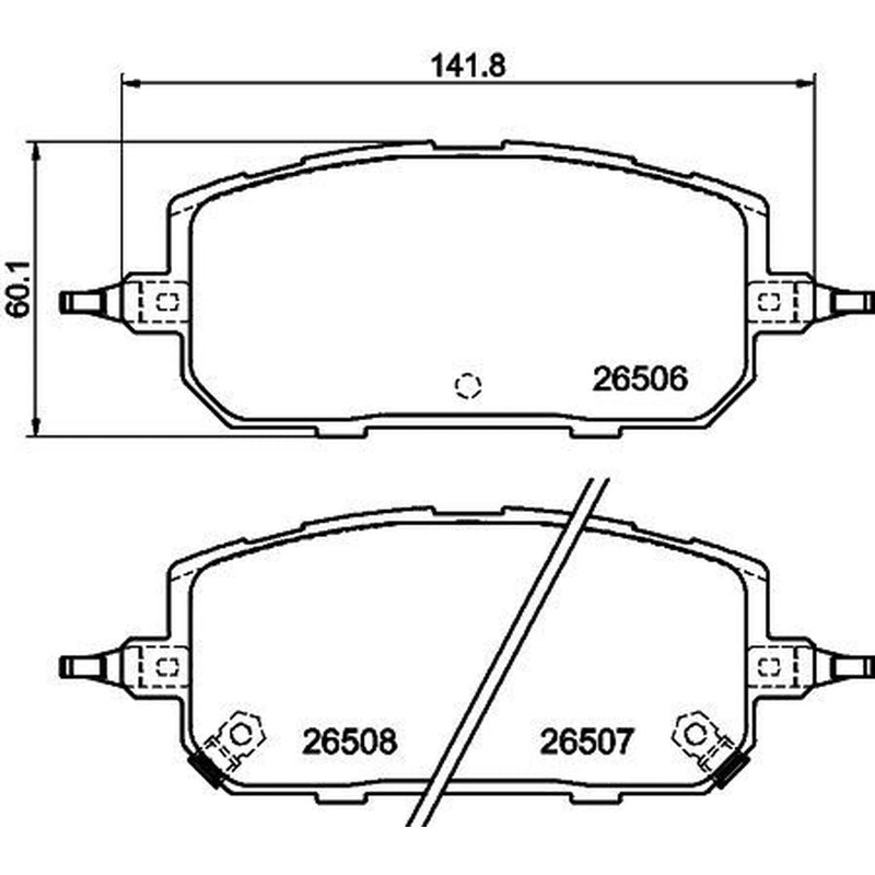 DON Front Brake Pad Set PCP2062