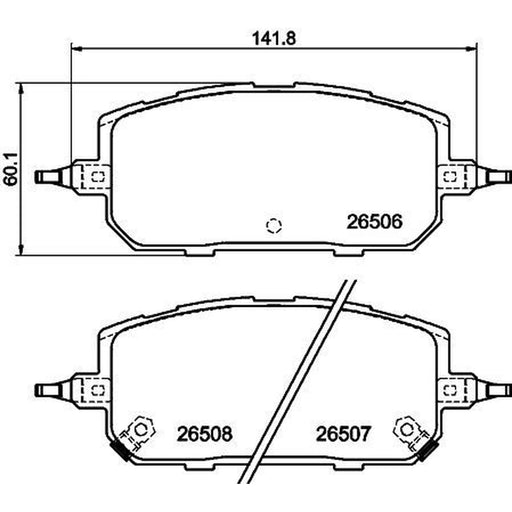 DON Front Brake Pad Set PCP2062