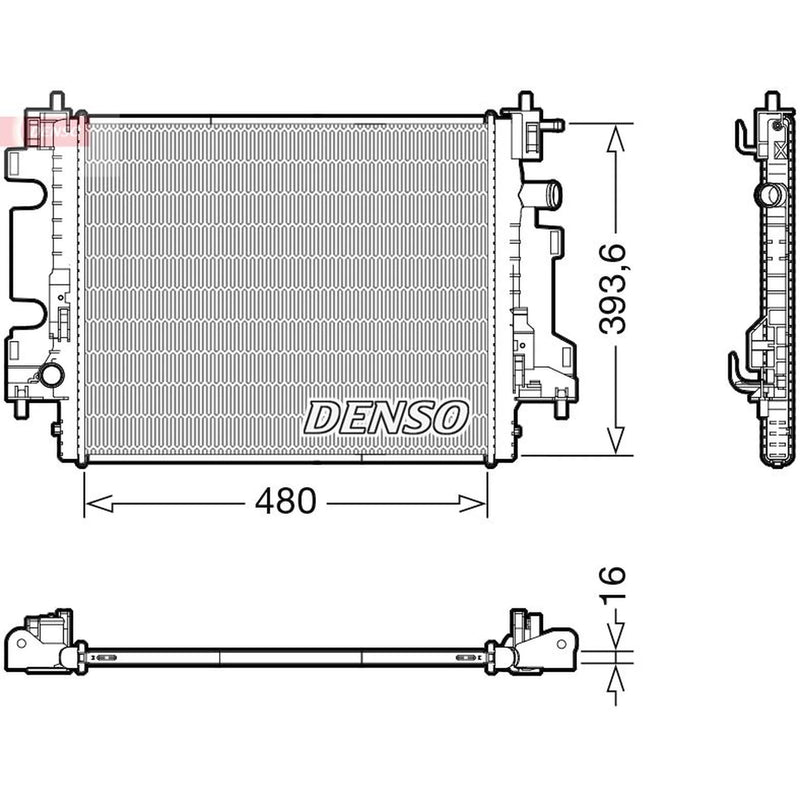 Denso Engine Radiator DRM23113