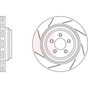 Apec 2 x / Rear Brake Discs DSK3223